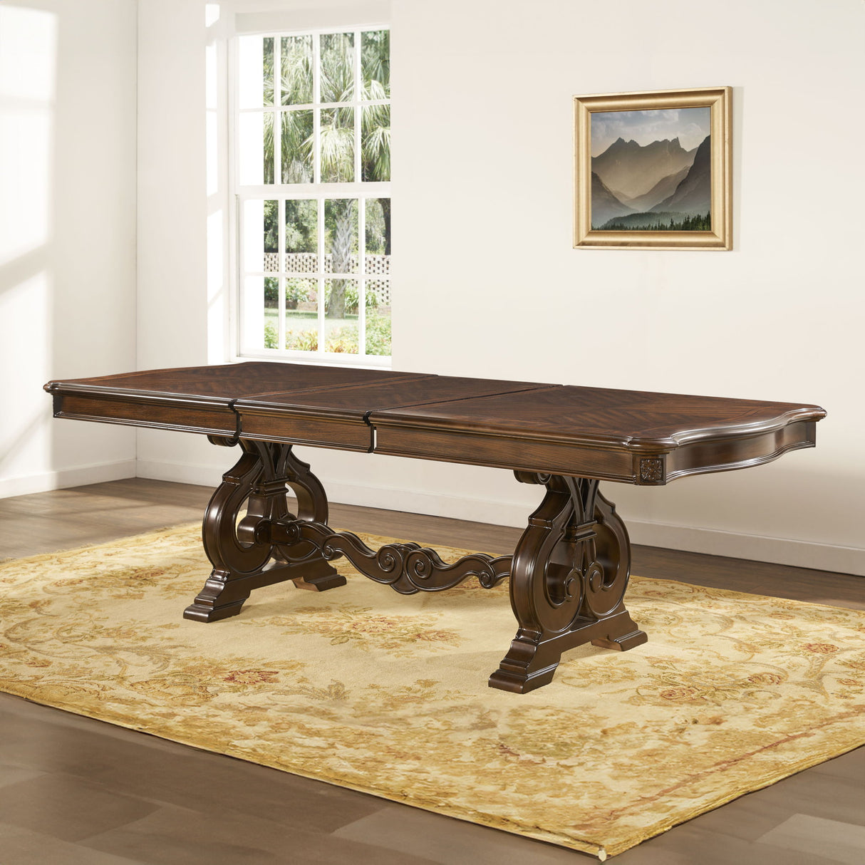 Royale - Dining Table - Dark Brown
