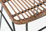 Weaver - Rattan Hairpin Counter Stool (Set of 2) - Rattan Brown