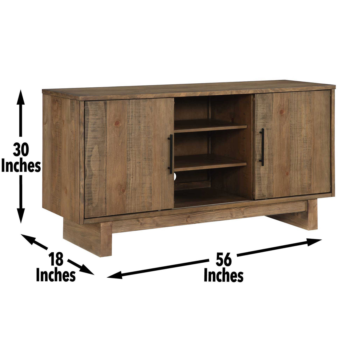 Atmore - Server - Dark Brown