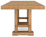 Havonplane - Rectangular Dining Room Counter Extension Table - Brown