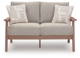 Grover Beach - Loveseat With Cushion - Driftwood