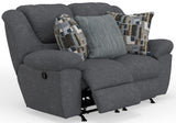 Trifecta - Dual Rocking Reclining Loveseat - Smoke