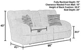 Ashland - Power Lay Flat Reclining Console Loveseat