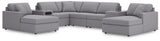 Modmax - Sectional - Granite