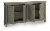 Darlock - Accent Cabinet - Warm Gray