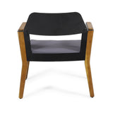 Soho - Transitional Style Outdoor Club Chair (Set of 2) With Cushions - Teak