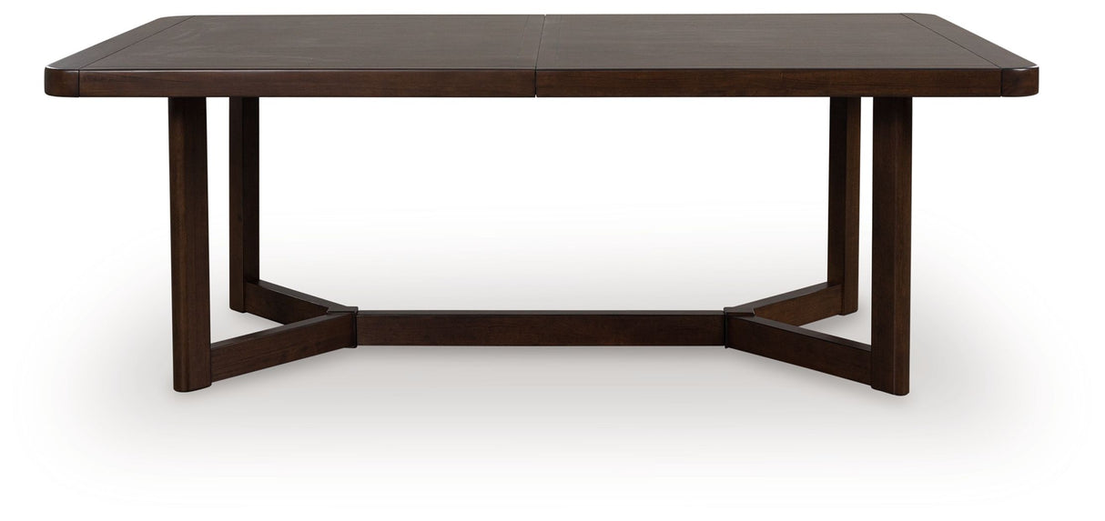 Dilenno - Dark Brown - Rectangular Dining Room Extension Table