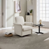 Modern Swivel Barrel Accent Chair With Base
