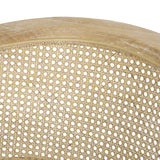 Curved Backrest Accent Chair