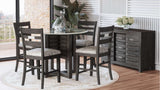 Altamonte - Glass Table - Brushed Gray