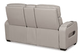 Boyington - Power Reclining Loveseat With Console/Adj Hdrst