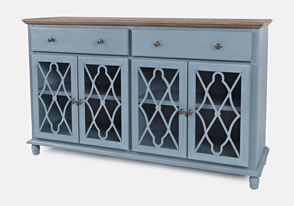 Aurora Hills 4 Door Accent Cabinet