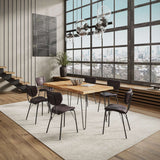 Nature's Edge - 7 Piece Upholstered Dining Set - Natural