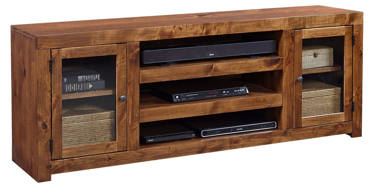 Contemporary Alder - 72" Console w/ Doors
