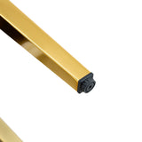 Elegant Upholstered Chairs With Metal Legs