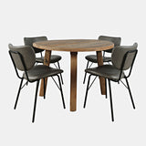Reclamation - 5 Piece Dining Set With Upholstered Chairs