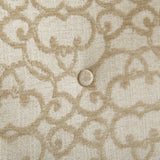 Angelica - Dining Arm Chair With Bronze Nailhead Trim (Set of 2) - Tan