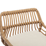 Modern Swivel Bar Stools Adjustable Counter Chairs With Footrest (Set of 2)