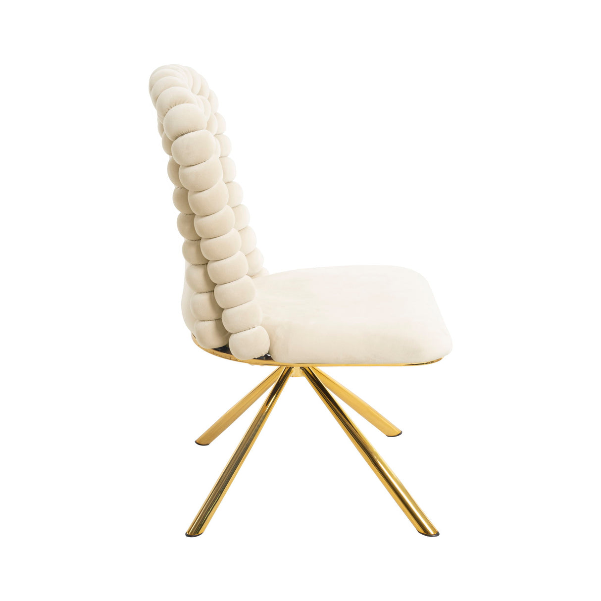 Upholstered Swivel Dining Chairs (Set of 2)