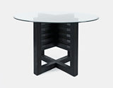 Altamonte - Glass Table - Dark Charcoal