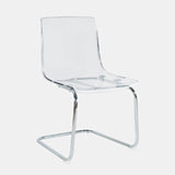 Urban Archive - Clarity Transparent Dining Chair (Set of 2) - Clear