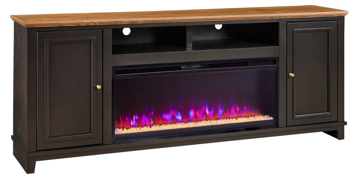 Sophia - 82" Console w/ 2 Doors - Black