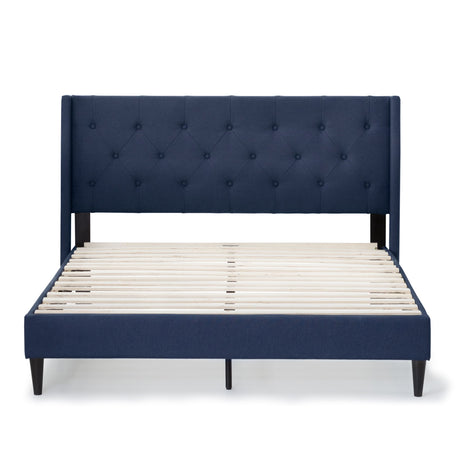 Drake - Twin Platform Bed - Cobalt