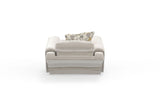 Micah - Power Headrest Power Deep Seat Lay Flat Recliner - Oatmeal