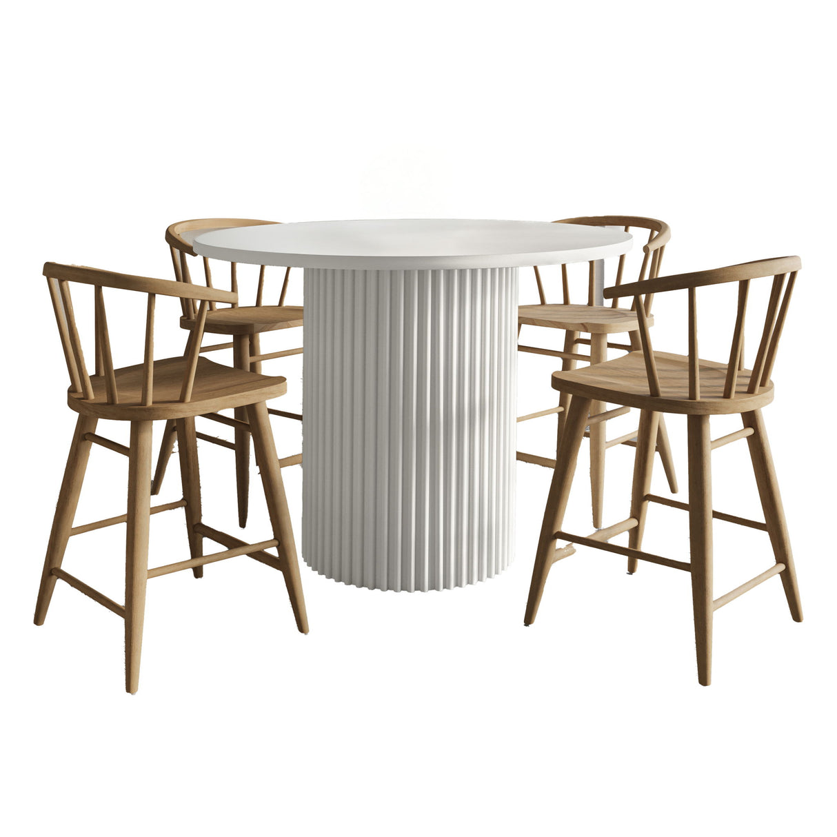 Auden - 5 Piece Counter Height Dining Set - Natural