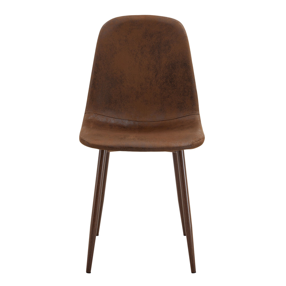 (Set of 4) Backrest AndTransfer Legs Chairs Adding A Touch Of Elegance To Minimalist And Scandinavian Style Homes - Walnut