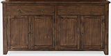 Bakersfield - Two Drawer Server - Wire Brush Brown