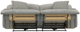 Renaldo - Power Lay Flat Sofa With Zero Gravity - Stone