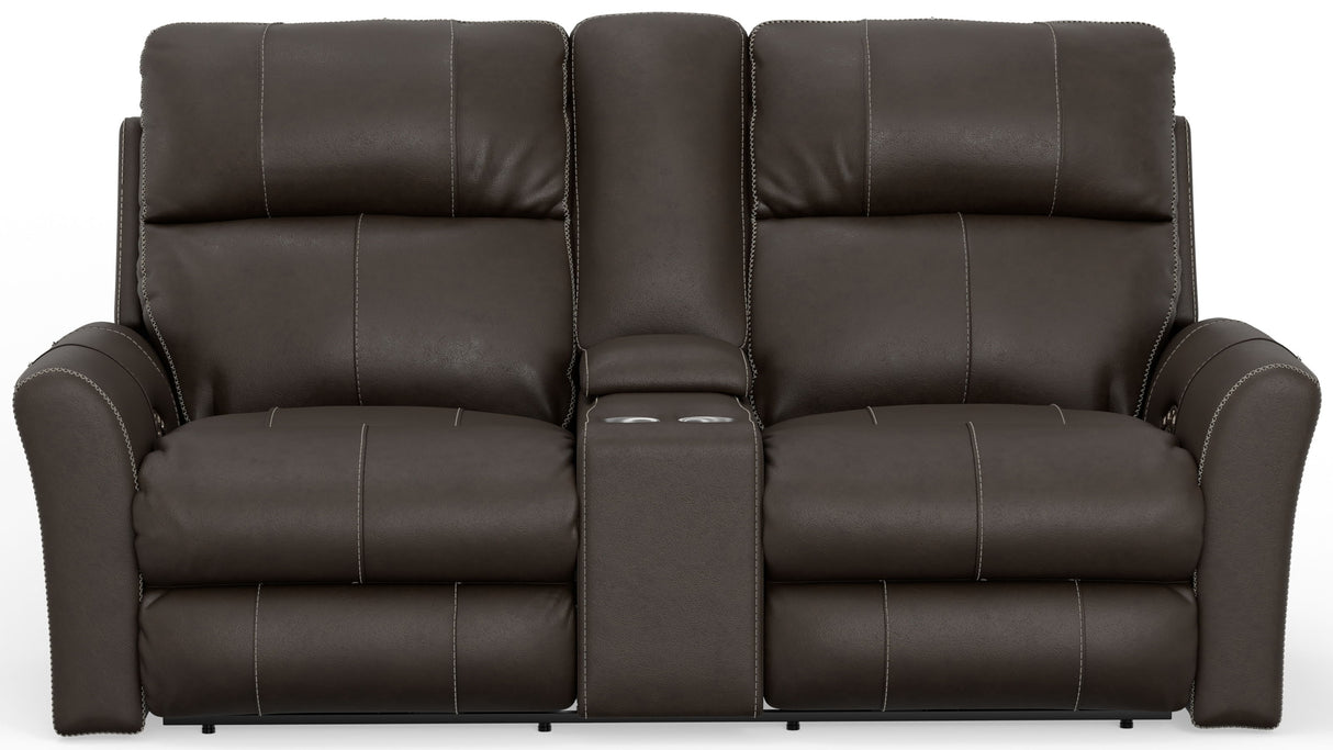 Fredda - Power Recliner Console Loveseat