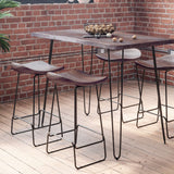 Nature's Edge - Backless Stool - Slate