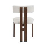 Modern Upholstered Armless Dining Chairs With Metal Legs