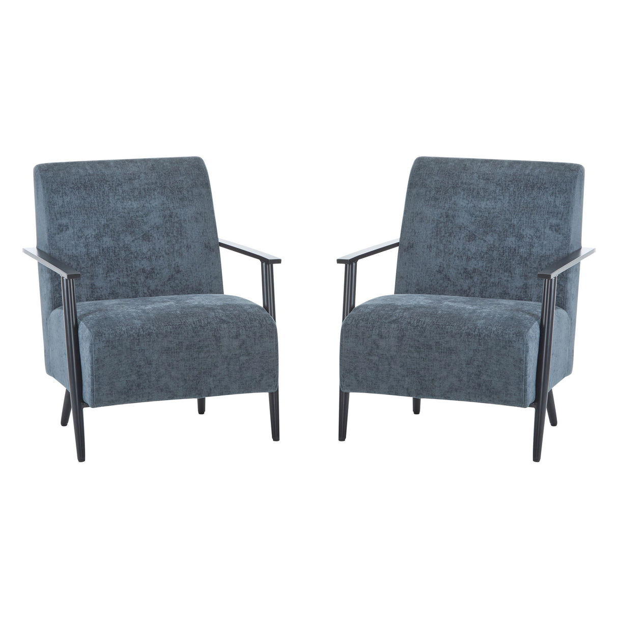 Modern Lounge Chair With Polyester Upholstery