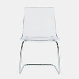 Urban Archive - Clarity Transparent Dining Chair (Set of 2) - Clear