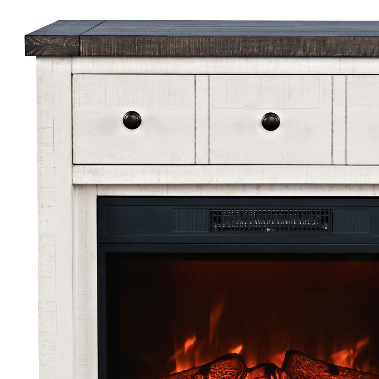 Madison County - Electric Fireplace Media Console