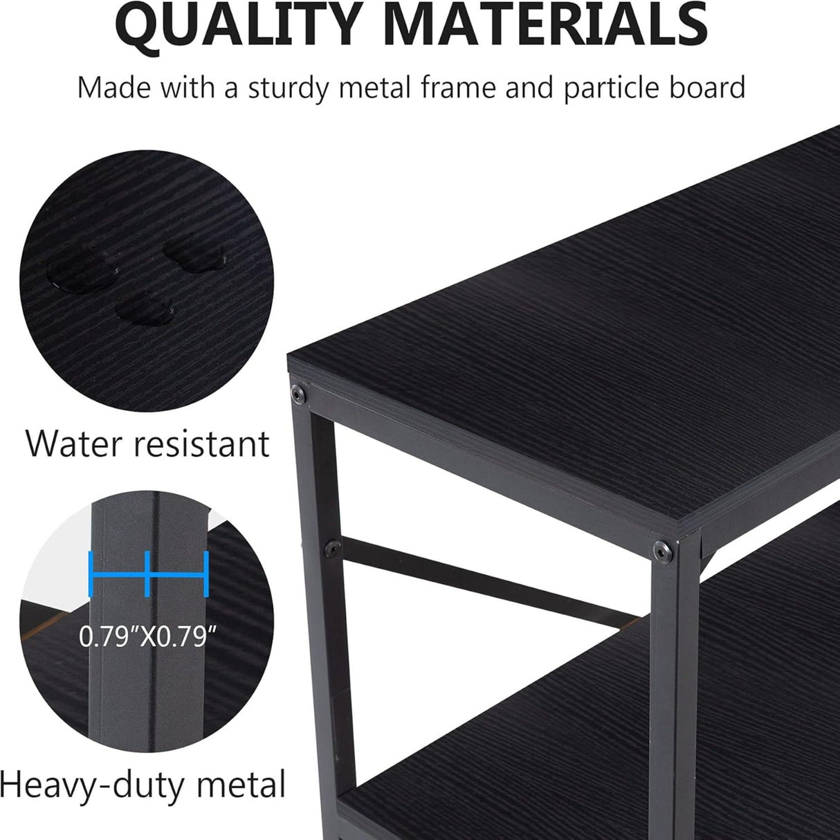 Console Table With X Back Design, Extra Long Storage