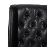 Sophisticated Tufted Dining Chair With High Back Design