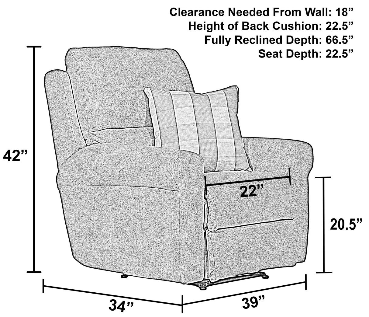 Westport - Power Lay Flat Recliner