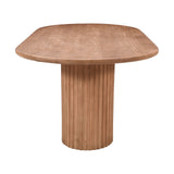 Breck - 84" Double Pedestal Dining Table - Brown