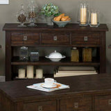 Kona Grove - Sofa Console - Chocolate Dark Brown