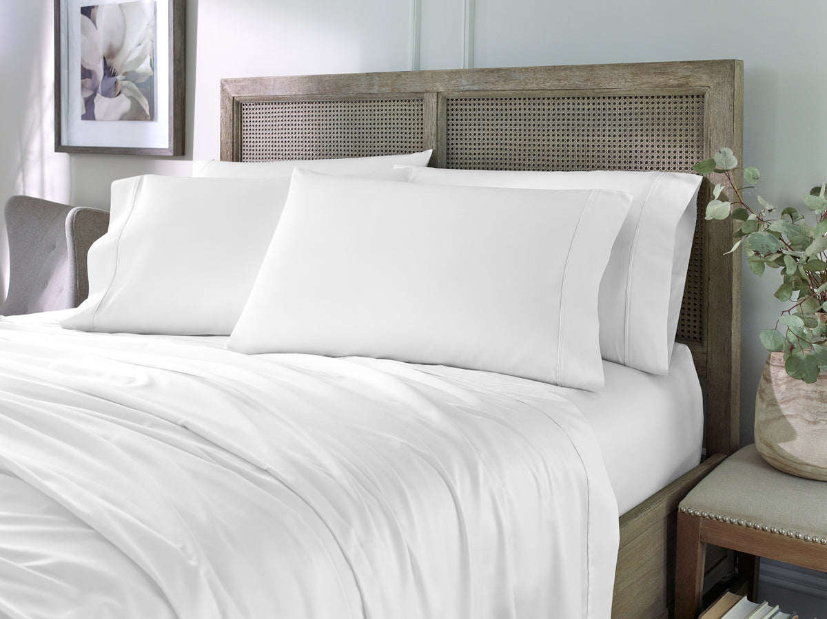 Sleeptone Eucalyptus Sheet Set in White