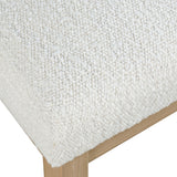 Sequoia - Upholstered Counter Stool (Set of 2) - Natural Brown / White