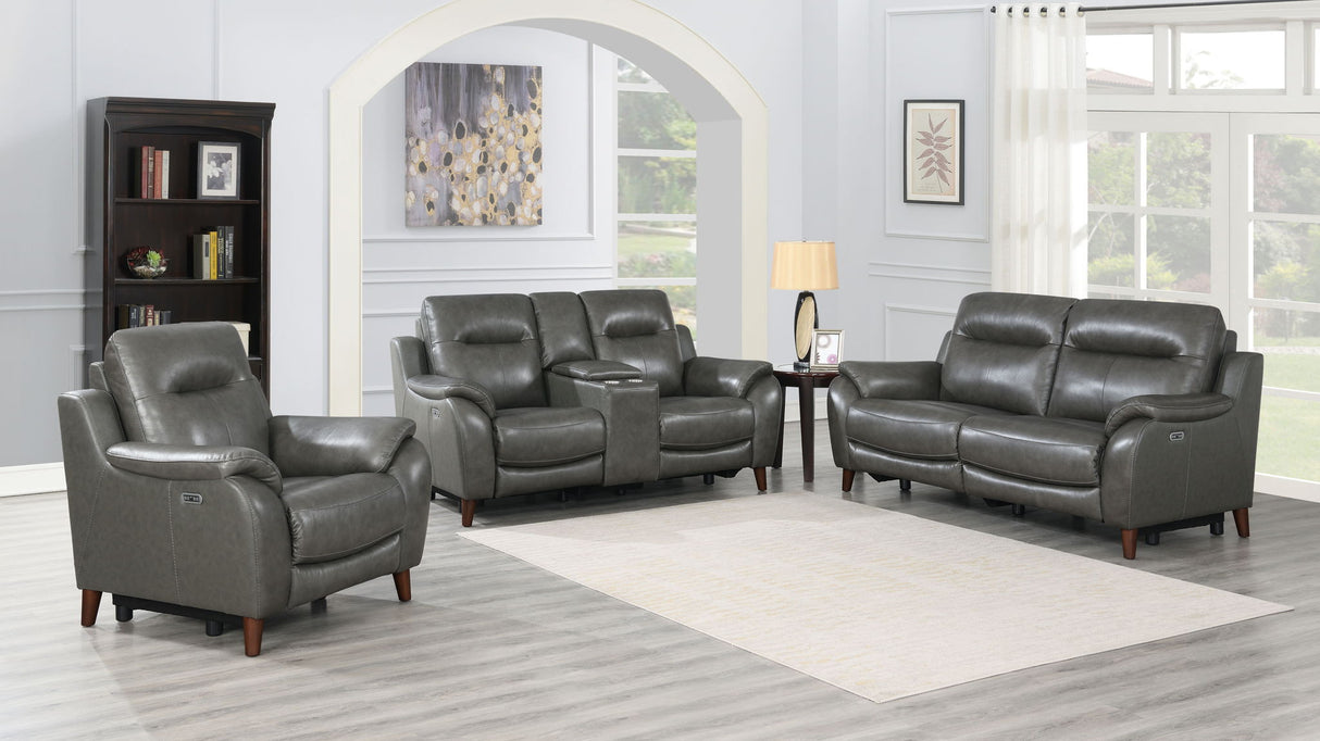 Trento - Dual Power Sofa - Charcoal