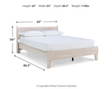 Socalle - Panel Platform Bed