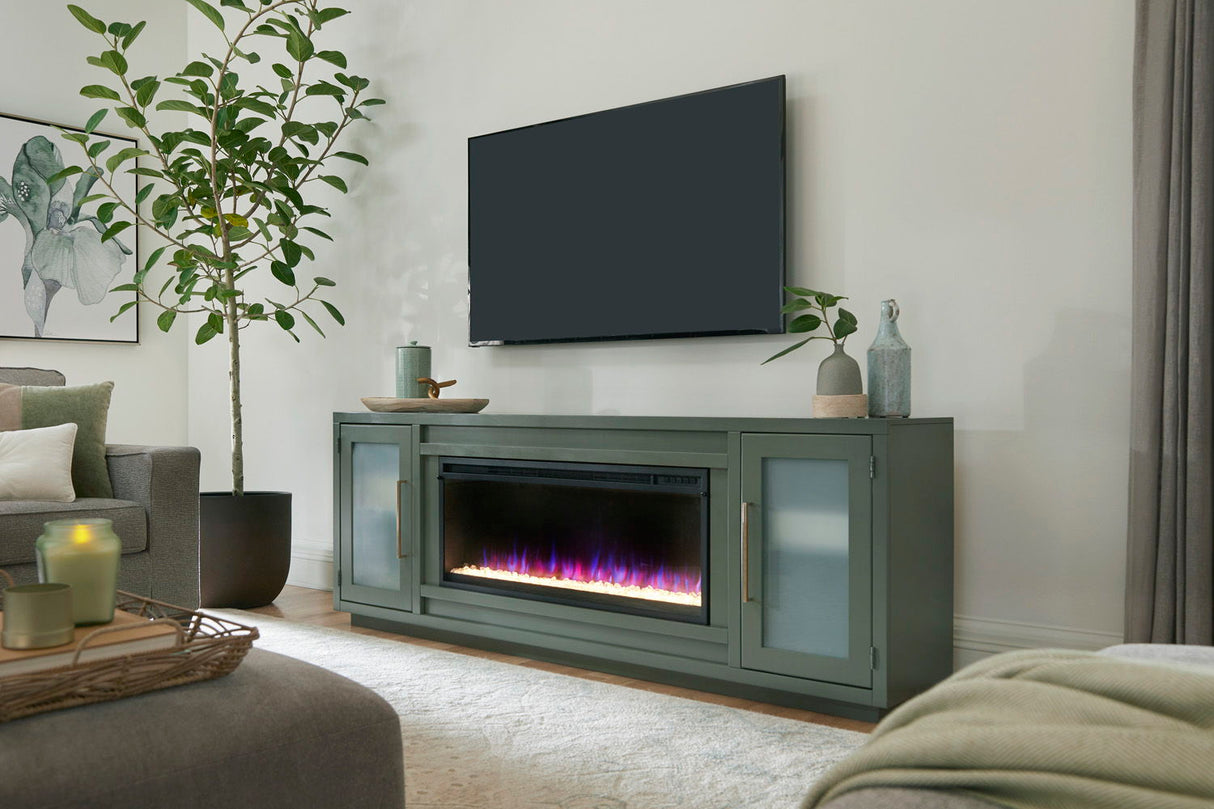 84" Fireplace Console