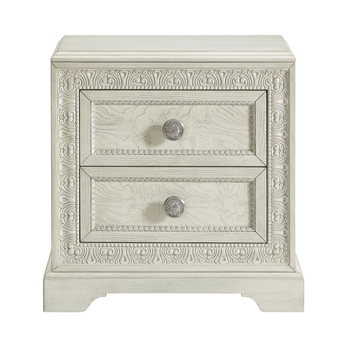 Romilly - Nightstand With USB - White