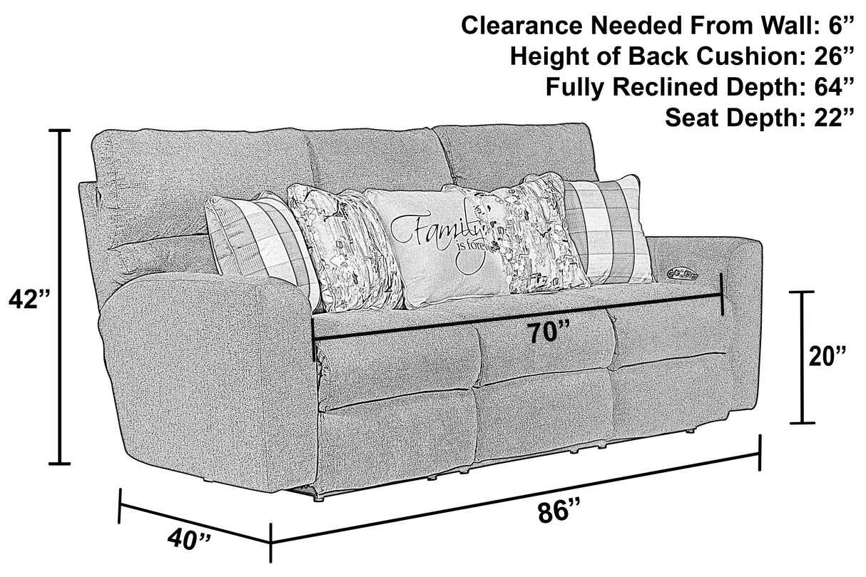 Searsport - Power Headrest Reclining Sofa